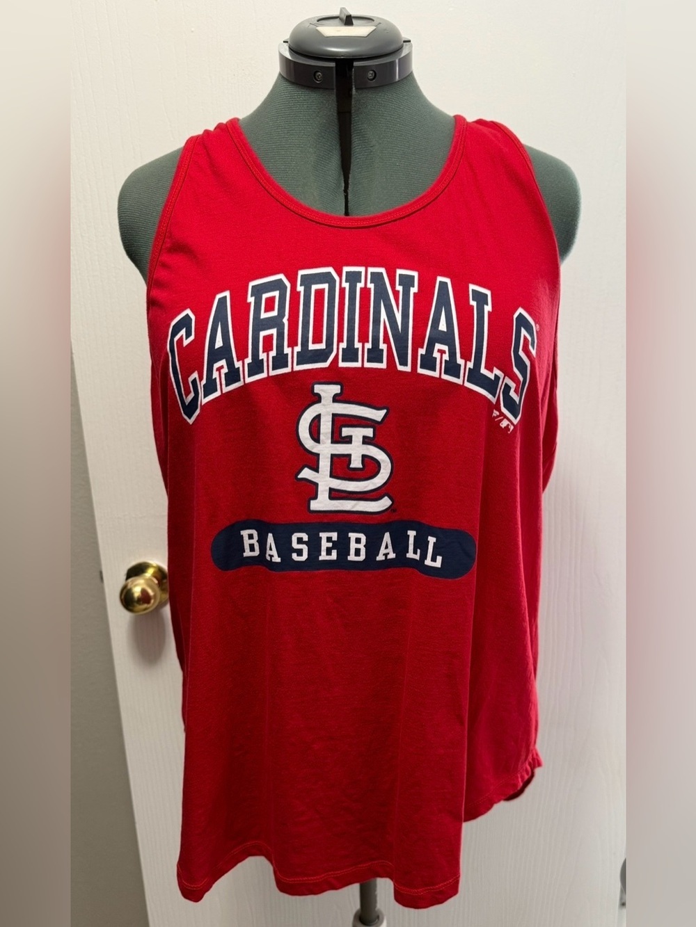 St Louis Cardinals Fanatics Women’s Racer Back Tank Top Red Plus Size 1X